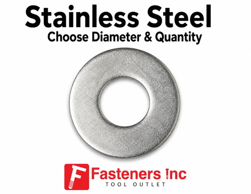 Flat washers stainless - flat,