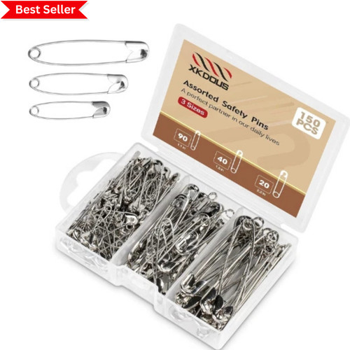 Safety pins 150 pcs - safety,